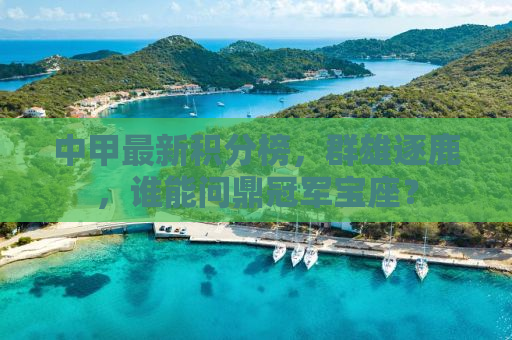 中甲最新积分榜，群雄逐鹿，谁能问鼎冠军宝座？